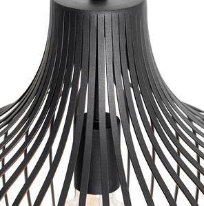 Nowoczesna lampa wisząca czarna 38 cm - Saffira Oswietlenie wewnetrzne