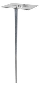 Zewnetrzna Stojąca lampa zewnętrzna czarna 40 cm ze szpicem i tuleją kablową - Charlois Oswietlenie zewnetrzne