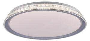 Design plafondlamp zilver 51 cm incl. LED dimbaar - Wendy Oswietlenie wewnetrzne