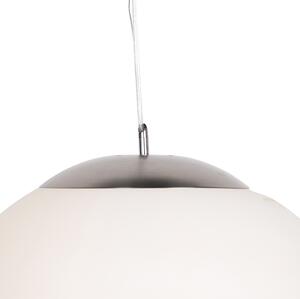Nowoczesna lampa wisząca matowe szkło 50cm - Ball Oswietlenie wewnetrzne