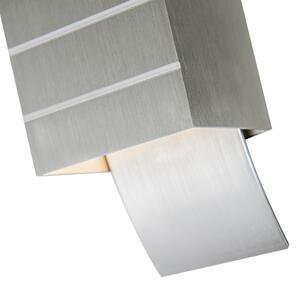 Nowoczesny Kinkiet / Lampa scienna aluminium - Amy Oswietlenie wewnetrzne