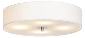 Klasyczny Plafon / Lampy sufitowe biały 50cm - Drum Oswietlenie wewnetrzne