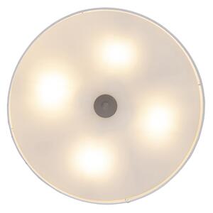 Klasyczny Plafon / Lampy sufitowe biały 50cm - Drum Oswietlenie wewnetrzne