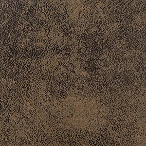 Szezlong pikowany tapicerowany eko zamsz lewostronny brązowy Nimes Beliani