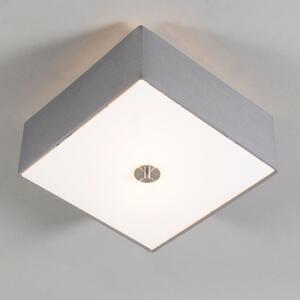 Klasyczny Plafon / Lampy sufitowe kwadratowy szary 35cm - Drum Oswietlenie wewnetrzne