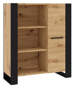 Szafka biurowa loft półka na książki artisan | Umeblowana.com