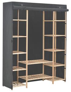 Szafa, szara, 135 x 40 x 170 cm, materiaÅowa