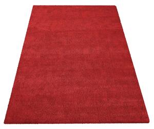 Czerwony dywan z długim włosiem - Trino