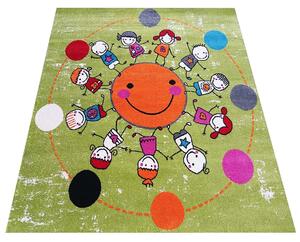 Prostokątny dywan dziecięcy słoneczko - Abizo