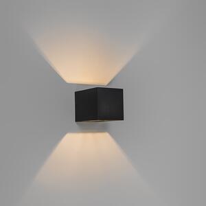 Nowoczesny Kinkiet / Lampa scienna czarny - Transfer Oswietlenie wewnetrzne