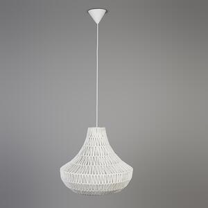 Lampa wisząca Retro biała 50 cm - Lina Cono 50 Oswietlenie wewnetrzne