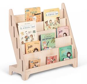 Biblioteczka Montessori dla dzieci MIA L naturalna