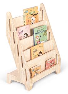 Biblioteczka Montessori dla dzieci MIA M naturalna-sosnowa