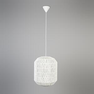 Lampa wisząca Retro biała 40 cm - Lina Hive 40 Oswietlenie wewnetrzne