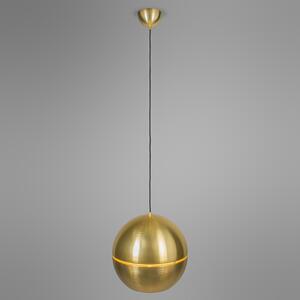 Lampa wisząca w stylu art deco złota 50 cm - Plasterek Oswietlenie wewnetrzne