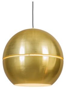 Lampa wisząca w stylu art deco złota 50 cm - Plasterek Oswietlenie wewnetrzne