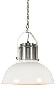 Przemysłowa lampa wisząca biała - Przemysłowa 37 Oswietlenie wewnetrzne