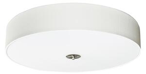 Wiejska lampa sufitowa biała 70 cm - Juta Drum Oswietlenie wewnetrzne