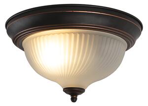 Klasyczna lampa sufitowa brązowy opal - Classico Oswietlenie wewnetrzne