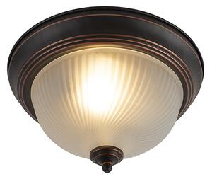 Klasyczna lampa sufitowa brązowy opal - Classico Oswietlenie wewnetrzne