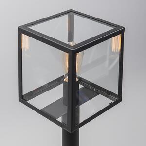Zewnetrzna Nowoczesna zewnętrzna lampa stojąca czarna 100 cm - Rotterdam Oswietlenie zewnetrzne