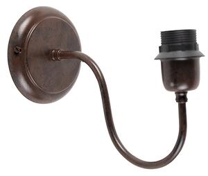 Kinkiet / Lampa scienna vintage brązowy - Combi Classic Oswietlenie wewnetrzne