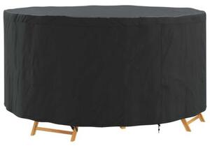 Pokrowiec na meble ogrodowe oksford 210d, wodoodporny i odporny na uv, czarny, 182 x 182 x 71 cm