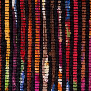 Dywan bawełniany prostokątny tkany ręcznie boho 160 x 230 cm czarny Bartin Beliani