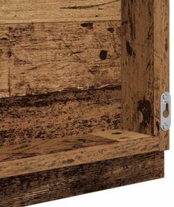 Lustro stare drewno 90 x 8,5 x 37 cm materiaÅ drewnopochodny