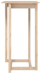 Stolik barowy, 60x60x110 cm, lite drewno sosnowe