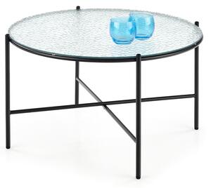 Bezbarwny szklany stolik kawowy - Roles 2X