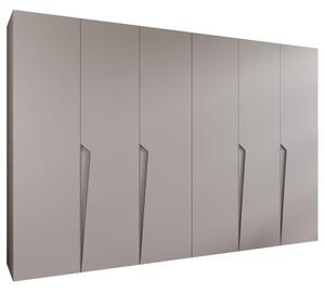 Szafa uchylna otwierana Piano 1 300 (2x150) wys. 202 cm kaszmir + u. kaszmir