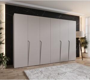 Szafa uchylna otwierana Piano 1 300 (2x150) wys. 202 cm kaszmir + u. kaszmir