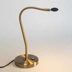 Lampa stołowa art deco brąz LED - Tableau Oswietlenie wewnetrzne