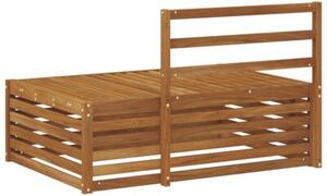 Sofa końcowa na zewnątrz naturalny 115 x 83 x 73 cm