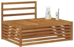 Sofa końcowa na zewnątrz naturalny 115 x 83 x 73 cm