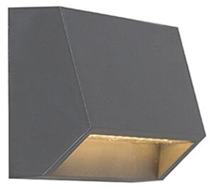 Zewnetrzna Nowoczesny Kinkiet / Lampa scienna zewnętrzny ciemnoszary LED IP54 - Sandstone 1 Oswietlenie zewnetrzne