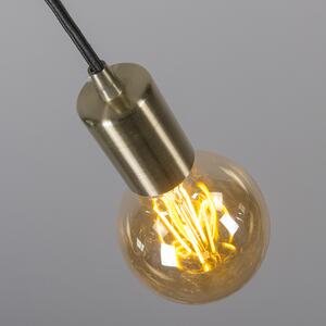 Nowoczesna lampa wisząca złota - Facil 1 Oswietlenie wewnetrzne