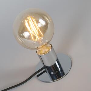 Nowoczesna lampa stołowa chrom - Facil Oswietlenie wewnetrzne