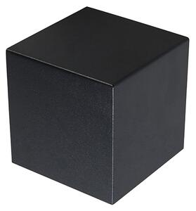 Nowoczesny Kinkiet / Lampa scienna czarny - Cube Oswietlenie wewnetrzne