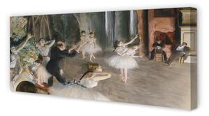 Obraz na płótnie Próba baletowa na scenie - Edgar degas