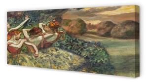 Obraz na płótnie Cztery tancerki - Edgar Degas