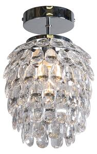 Lampa sufitowa w stylu art deco stalowa 19 cm ściemnialna - Bling Oswietlenie wewnetrzne
