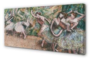 Obraz na płótnie Ballet Scene - Edgar Degas
