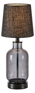 Lampa Stołowa Markslöjd, Costero, czarny, salon, szkło