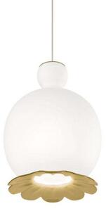 Lampa Wisząca kdln, Opyo, ściemnialny, biały, salon, szkło, design