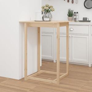 Stolik barowy, 80x80x110 cm, lite drewno sosnowe