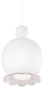 Lampa Wisząca kdln, Opyo, ściemnialny, biały, salon, szkło, design