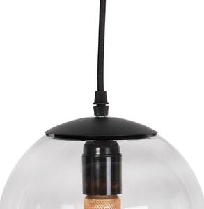 Nowoczesna lampa wisząca szara 20cm - Pallon Oswietlenie wewnetrzne