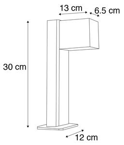 Zewnetrzna Inteligentna stojąca lampa zewnętrzna antracytowa 30 cm IP44 z Wifi GU10 - Baleno Oswietlenie zewnetrzne